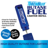 18ML Bulk Torch Blue Butane Refill - 12 Pieces Per Retail Ready Display 24701