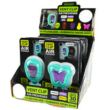 Air Freshener with Vent Clip - 12 Pieces Per Retail Ready Display 25603