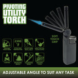 Pivot Head Utility Torch Lighter - 10 Pieces Per Retail Ready Display 41545