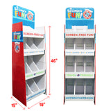 Merchandising Fixture - Corrugated So Much Fun Toy Bin Floor Display ONLY 975280
