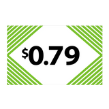 Merchandising Fixture - $0.79 Retail Tags 25 Pack 978290 NOVELTY INC