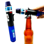 Torch Stick Lighter with Bottle Opener - 3 Pieces Per Pack 002825 TORCH BLUE
