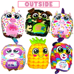 Reversible Fluffy Stuffy Plush with Merchandising Strip - 6 Pieces Per Pack 23578 KIPP BROTHERS