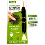 Laser Pointer Fidget Spinner With Light - 6 Pieces Per Retail Ready Display 23710 GADGET GEAR