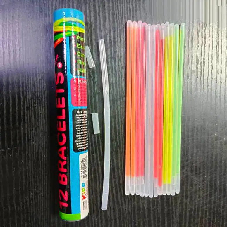Glow in The Dark Bracelet Tube - 12 Pieces Per Pack 24034 KIPP BROTHERS