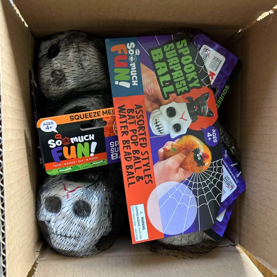 Halloween Squishy Ball Assortment - 12 Pieces Per Pack 24774 KIPP BROTHERS