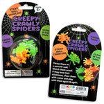 Glow in The Dark Sticky Spiders - 12 Pieces Per Pack 24775 KIPP BROTHERS