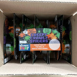 Glow in The Dark Sticky Spiders - 12 Pieces Per Pack 24775 KIPP BROTHERS