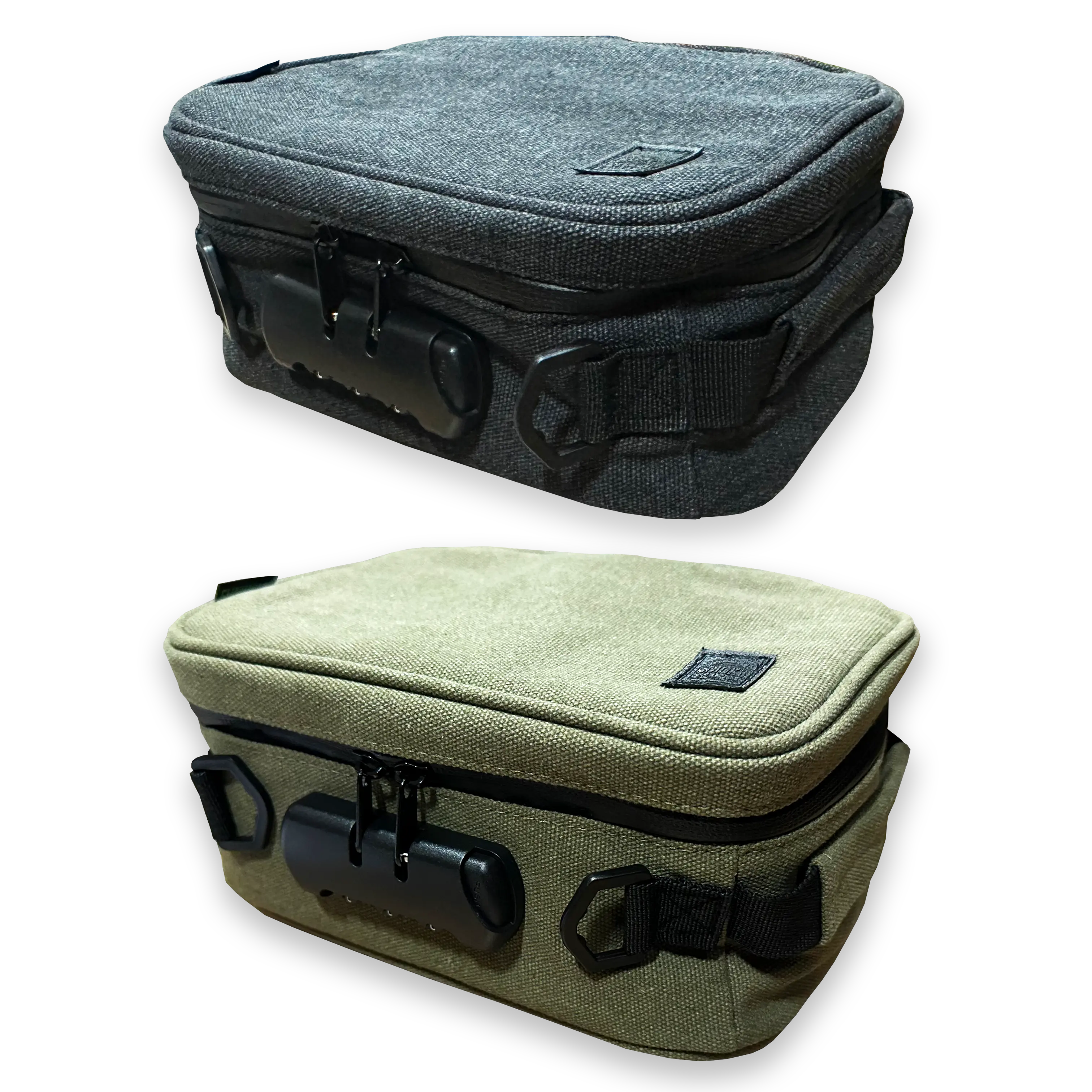 Smell Proof Canvas Lock Bag with Tool Organizer - 2 Pieces Per Pack 41500 SMOKEZILLA