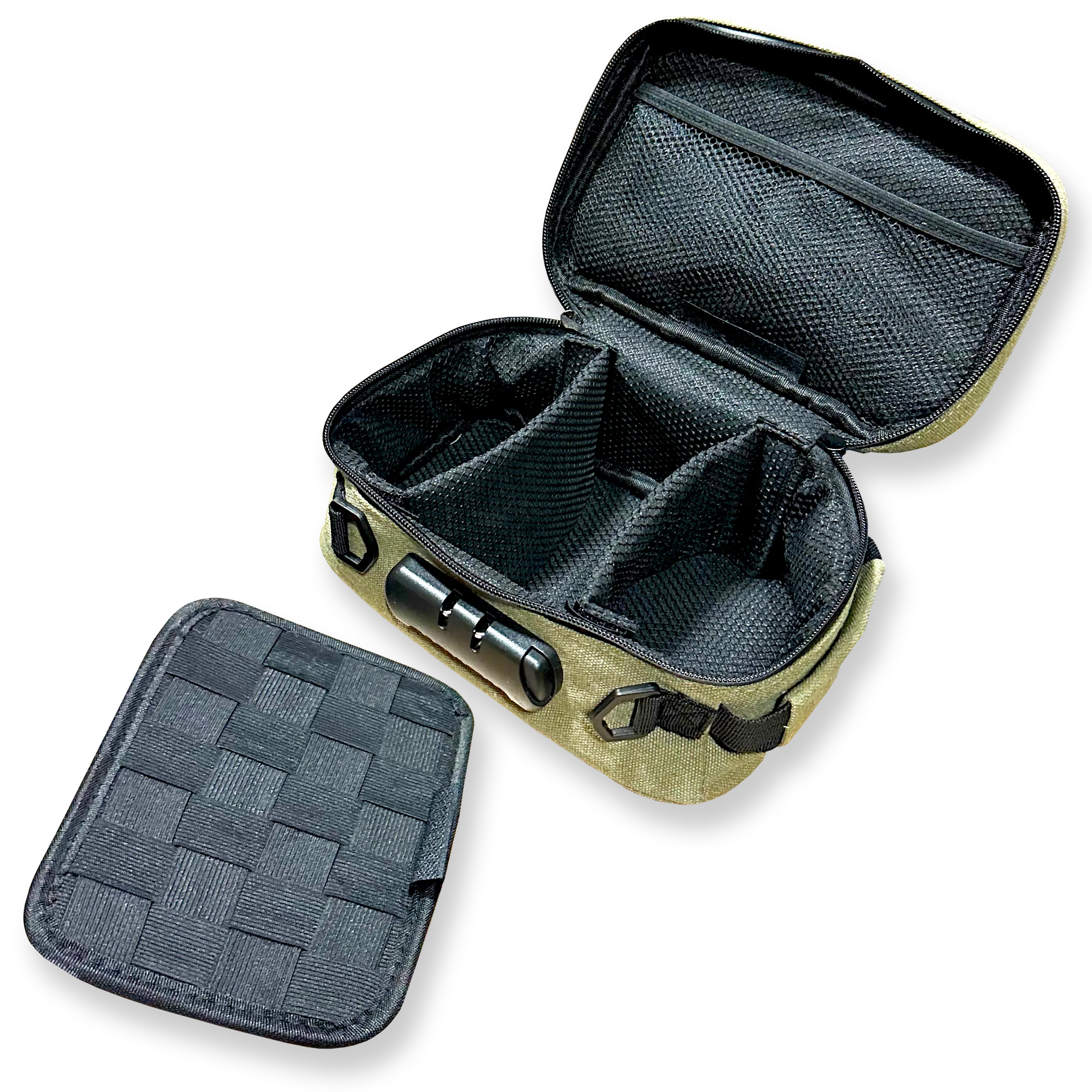 Smell Proof Canvas Lock Bag with Tool Organizer - 2 Pieces Per Pack 41500 SMOKEZILLA