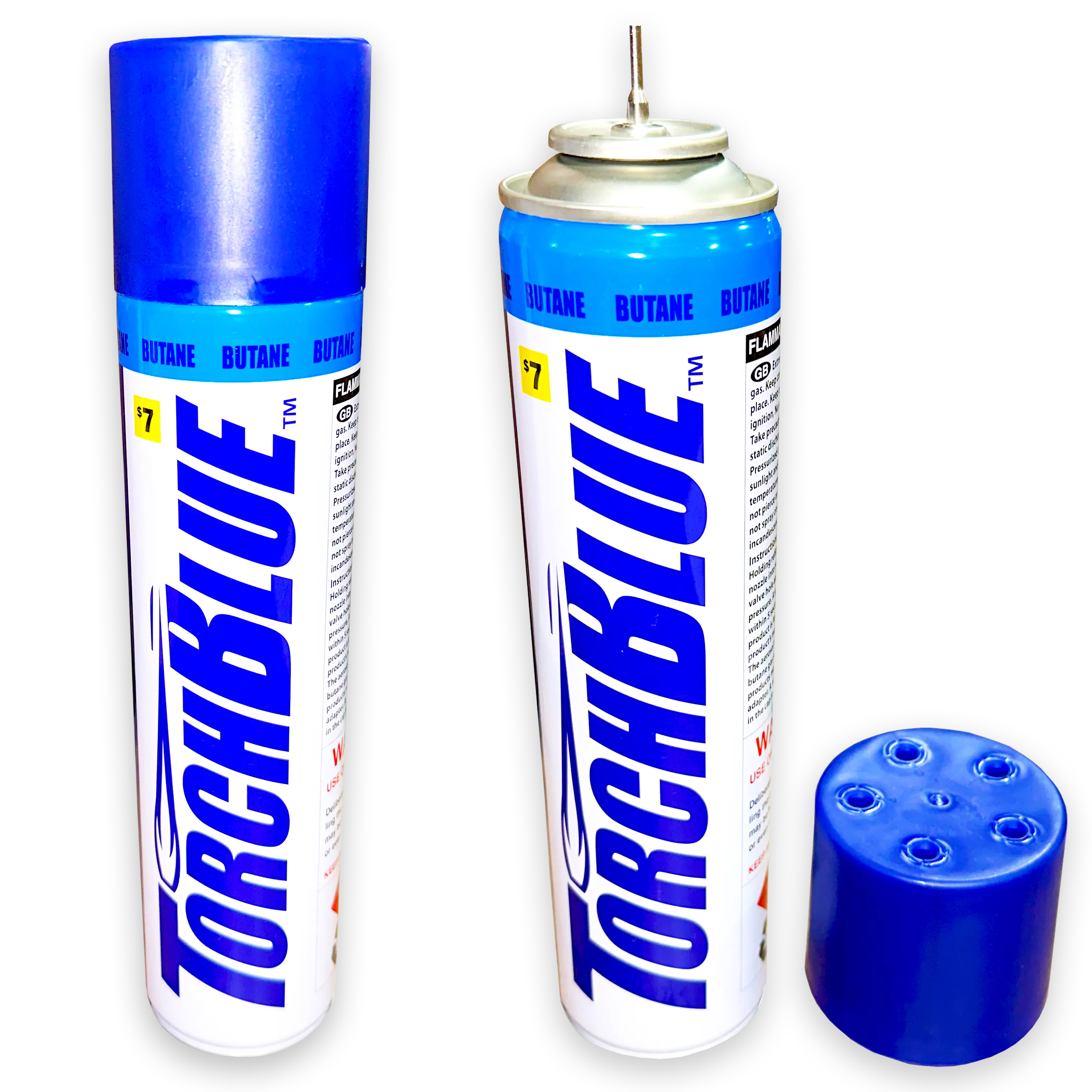 300ML Bulk Torch Blue Butane Refill - 9 Pieces Per Retail Ready Display 41525 TORCH BLUE