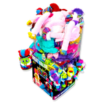 Plush Mohawk Monkey Assorted Floor Display - 30 Pieces Per Retail Ready Display 88436 KIPP BROTHERS