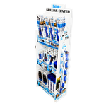 Grilling Center Assortment Floor Display - 81 Pieces Per Retail Ready Display 88444 TORCH BLUE