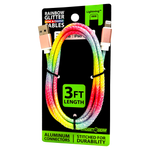 Charging Cable Rainbow Assortment 3FT - 12 Pieces Per Retail Ready Display 88456 GADGET GEAR