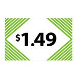 Merchandising Fixture - $1.49 Retail Tag 25 Per Pack 978310 NOVELTY INC