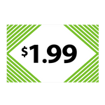 Merchandising Fixture - $1.99 Retail Tag 25 Per Pack 978320 NOVELTY INC