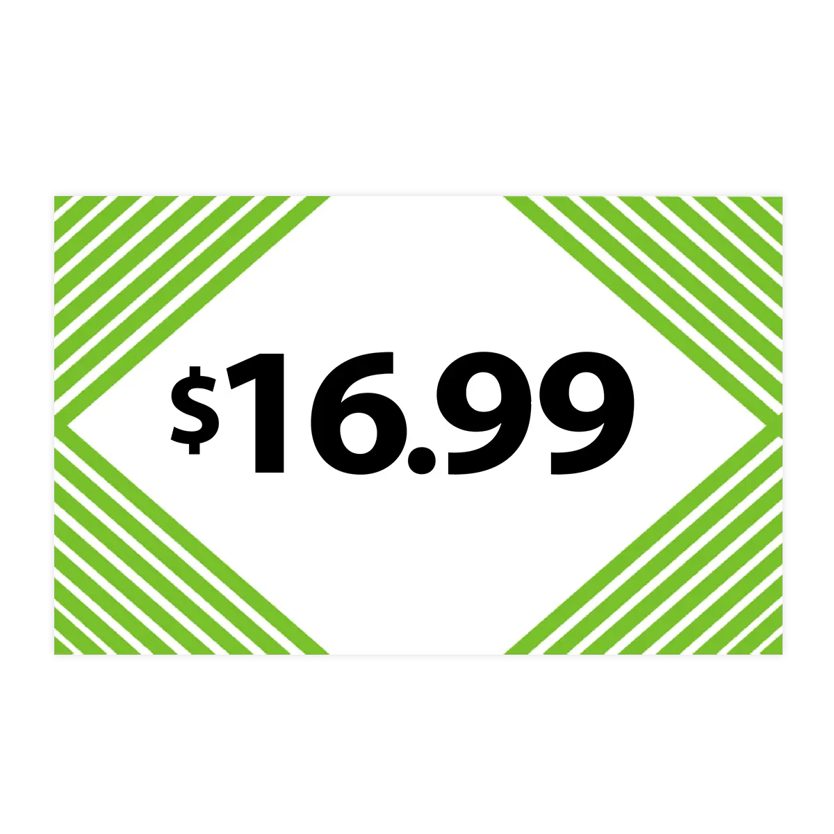Merchandising Fixture - $16.99 Retail Tag 25 Per Pack 978500 NOVELTY INC