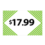 Merchandising Fixture - $17.99 Retail Tag 25 Per Pack 978510 NOVELTY INC