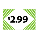 Merchandising Fixture - $2.99 Retail Tag 25 Per Pack 978340 NOVELTY INC