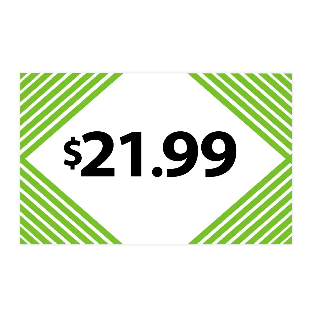 Merchandising Fixture - $21.99 Retail Tag 25 Per Pack 978530 NOVELTY INC