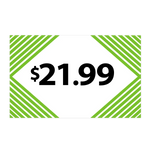 Merchandising Fixture - $21.99 Retail Tag 25 Per Pack 978530 NOVELTY INC
