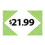 Merchandising Fixture - $21.99 Retail Tag 25 Per Pack 978530 NOVELTY INC