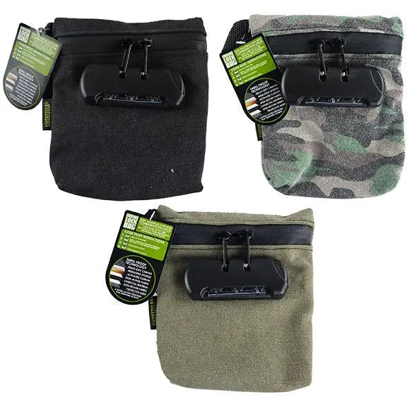Smell Proof Canvas Lock Bag - 6 Pieces Per Retail Ready Display 41395 SMOKEZILLA