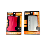Metal RFID Blocking Ultra-Thin Wallet - 6 Pieces Per Retail Ready Display 22282N