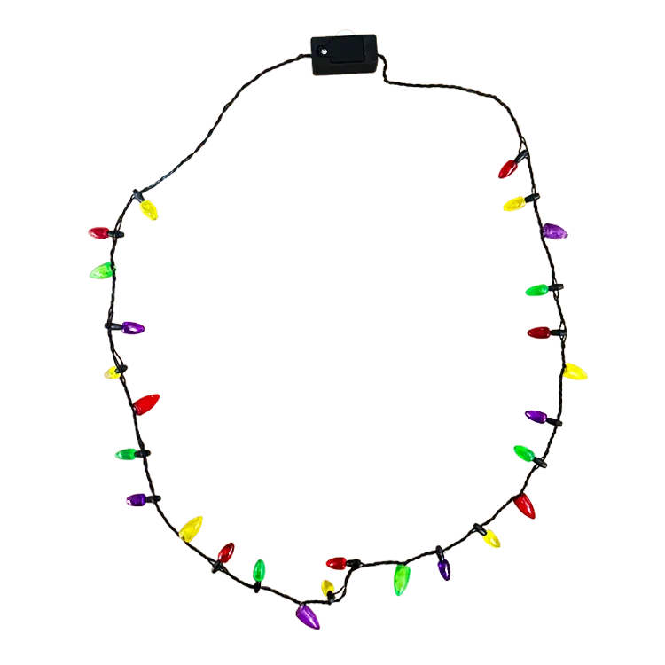 Christmas Necklace with 6 Pegs - 24 Pieces Per Pack 22495 NOVELTY INC