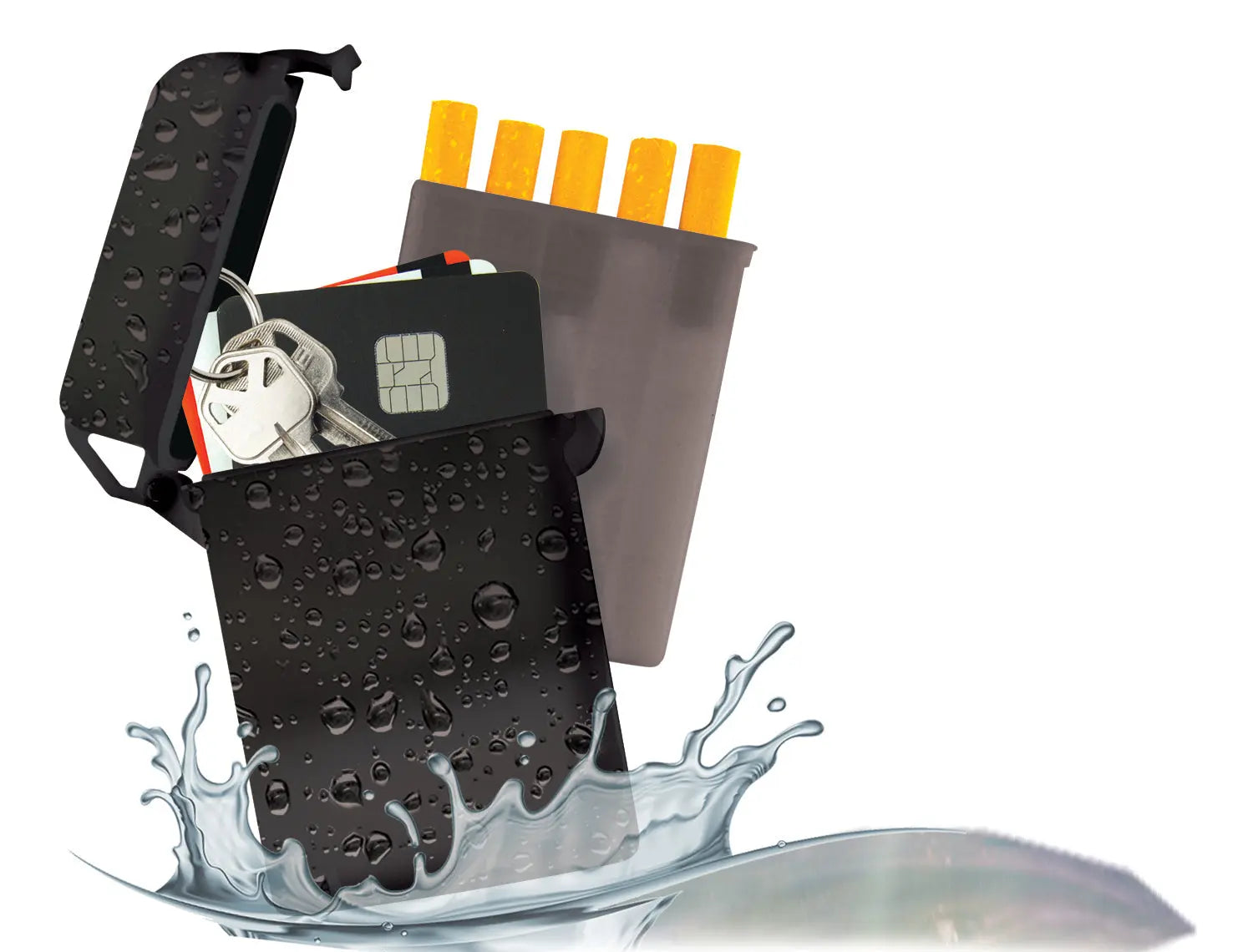 Magnetic Card Hide-A-Key Storage Case- 6 Pieces Per Retail Ready Display 41497 ROUGHNECK