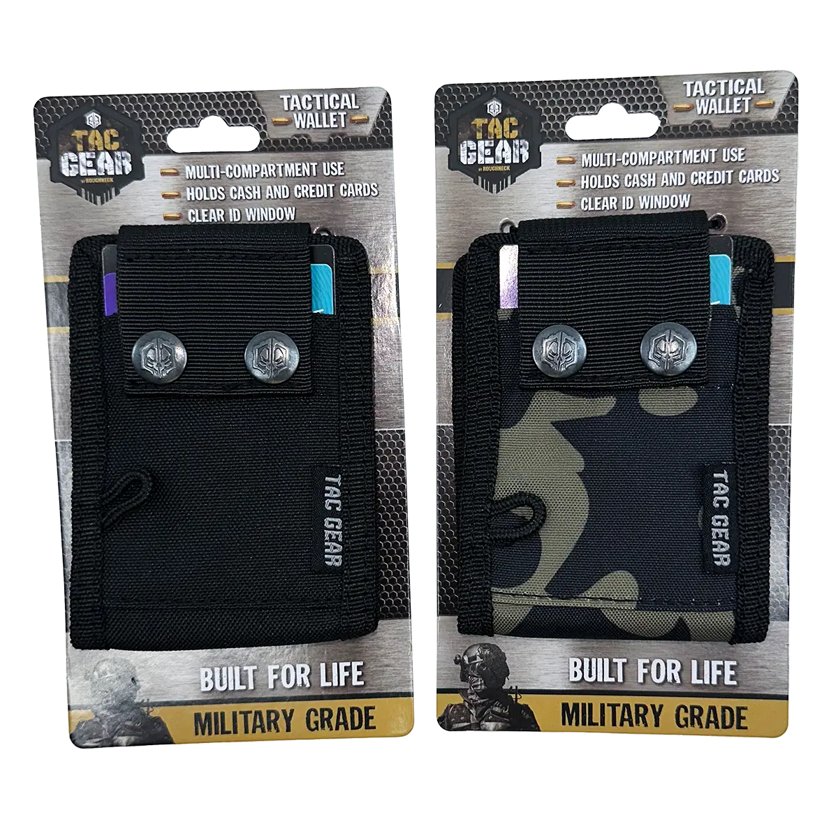 Snap Tactical Wallet with Id Window - 6 Pieces Per Retail Ready Display 23191 TAC GEAR