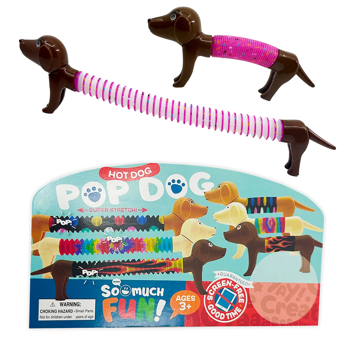 Bendy Dog Stretch Toy - 12 Pieces Per Pack 23357 KIPP BROTHERS