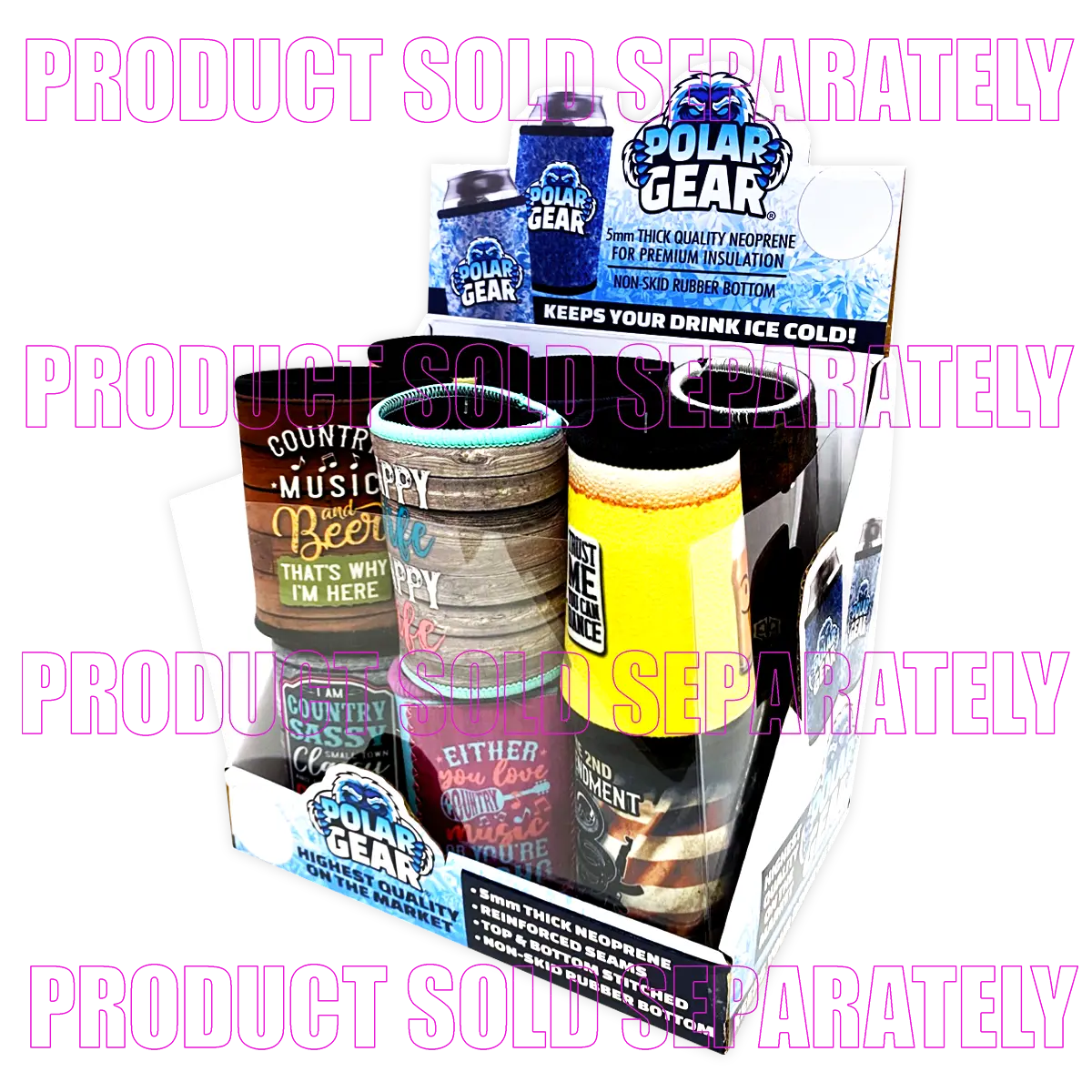 Merchandising Fixture - Polar Gear Pvc Shelf Display Insert ONLY 977290 POLAR GEAR
