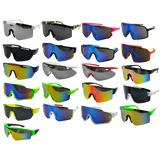 Sunglasses Sport Shieldz Assortment Floor Display - 24 Pieces Per Retail Ready Display 88443 DRIVER'S EDGE