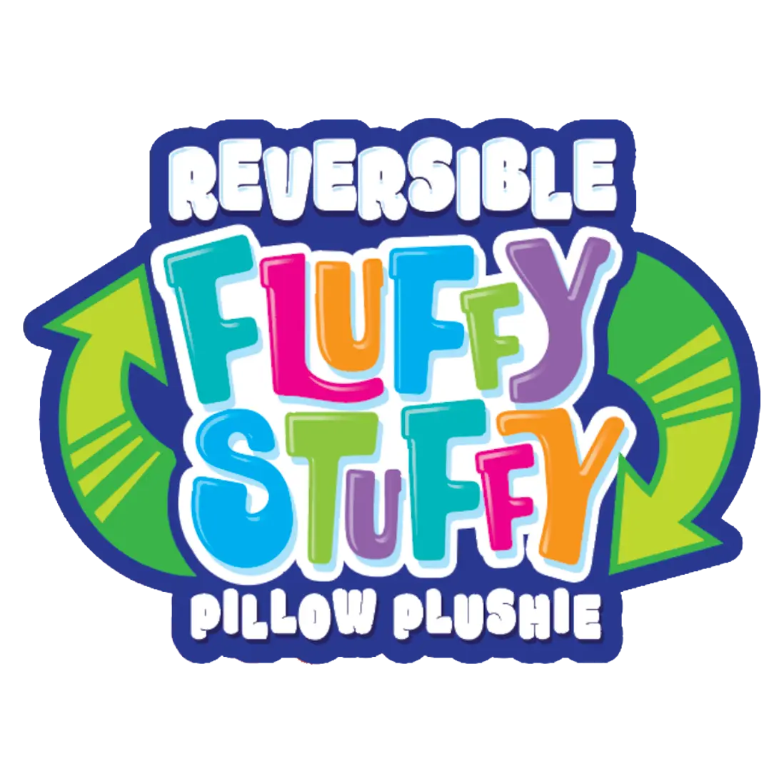 Reversible Fluffy Stuffy Plush with Merchandising Strip - 6 Pieces Per Pack 23578 KIPP BROTHERS