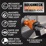 Car Charger DC Dual Port USB / USB-C with Flashlight - 6 Pieces Per Retail Ready Display 23693MN ROUGHNECK