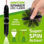 Laser Pointer Fidget Spinner With Light - 6 Pieces Per Retail Ready Display 23710 GADGET GEAR