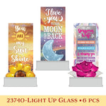 Light-Up Glass Keepsake - 6 Pieces Per Retail Ready Display 23740 NOVELTY INC