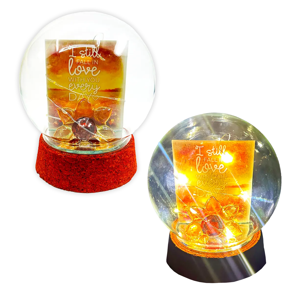 Glass Globe Keepsake - 6 Pieces Per Retail Ready Display 23741 NOVELTY INC