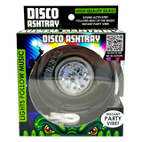 Disco Glass Ashtray with Sound Activated LED Lights - 6 Pieces Per Retail Ready Display 23743 SMOKEZILLA