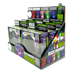 Disco Glass Ashtray with Sound Activated LED Lights - 6 Pieces Per Retail Ready Display 23743 SMOKEZILLA