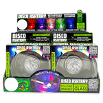 Disco Glass Ashtray with Sound Activated LED Lights - 6 Pieces Per Retail Ready Display 23743 SMOKEZILLA