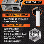 Wireless Earbuds Heavy Duty Metal with Case - 6 Pieces Per Retail Ready Display 23750 ROUGHNECK
