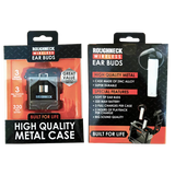 Wireless Earbuds Heavy Duty Metal with Case - 6 Pieces Per Retail Ready Display 23750 ROUGHNECK