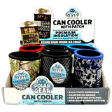 Patriotic Neoprene Can and Bottle Cooler with Patch - 6 Per Retail Ready Display 23761 POLAR GEAR