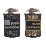 Patriotic Neoprene Can and Bottle Cooler with Patch - 6 Per Retail Ready Display 23761 POLAR GEAR