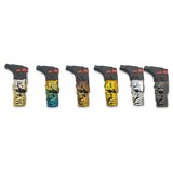 Metallic Slim Skull Torch Lighter - 12 Pieces Per Retail Ready Display 23770 SMOKEZILLA