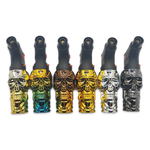Metallic Slim Skull Torch Lighter - 12 Pieces Per Retail Ready Display 23770 SMOKEZILLA