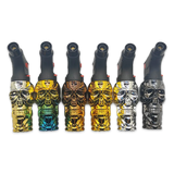 Metallic Slim Skull Torch Lighter - 12 Pieces Per Retail Ready Display 23770 SMOKEZILLA
