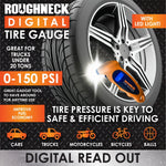 Small Digital Tire Gauge - 6 Pieces Per Retail Ready Display 24992 ROUGHNECK
